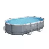 Каркасный металлический бассейн 10949 l, 488 x 305 x 107 cm, 6-12, 12+, adulti BESTWAY 56448BW Power Steel Oval 