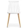 Scaun Otel,  Plastic,  Alb DP Jack~White sl-7037 43 x 79 x 46