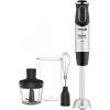 Blender de mana 800 W,  0.8 l,  0.5 l,  20 viteze,  Turbo,  Negru,  Inox Tefal HB653838 