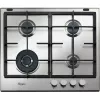 Варочная газовая панель 4 arzatoare, Arzator Wok, Aprindere electrica, Inox WHIRLPOOL GMA 6422/IX Silver 