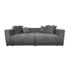 Canapea Lemn,  Stofa,  Gri,  Verde,   DP  Maiami 250 x 120 x 71 