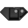 Chiuveta Incastrabila,  Granit compozit,  Antracit Elleci EGO ROUND LGECOR59