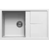 Chiuveta Incastrabila,  Granit compozit,  Alb Elleci UNICO 300 LGU30068