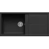 Chiuveta Incastrabila,  Granit compozit,  Negru,   Elleci Unico 480 LGU48040