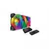 120mm Case Fan Cougar Vortex RGB SPB 120 Cooling kit, 3x120x120x25mm, 600-1500 RPM, 26 dBA, RGB HUB, RC