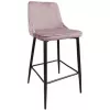 Scaun Metal,  Textil,  Pudra DP Clasic Pudra, Black legs 44 x 43 x 104