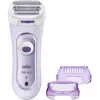 Epilator 1 viteza,  2 duze,  Alb,  Violet BRAUN LS5560 