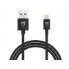 Cablu  HELMET Helmet Cable USB to Lightning Basic 1m,  Black 