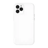 Husa 6.1" Baseus CASE LIQUID SILICONE IPHONE 12 PRO GEL PROTECTIVE,  WHITE 