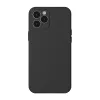 Husa 6.7" Baseus Baseus Case Liquid Silicone iPhone 12 Pro Max Gel Protective,  Black 