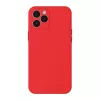 Husa 6.7" Baseus CASE LIQUID SILICONE IPHONE 12 PRO MAX GEL PROTECTIVE,  RED 