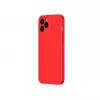 Husa 6.7" Baseus Baseus Case Liquid Silicone iPhone 12 Pro Max Gel Protective,  Red 