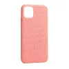 Husa 5.8" HELMET CASE LIQUID SILICONE IPHONE 11 PRO GRID,  PINK 