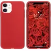 Husa 6.1" HELMET Helmet Case Liquid Silicone iPhone 11,  Red 