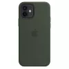 Husa 5.4" HELMET Helmet Case Liquid Silicone iPhone 12 Mini,  Green 