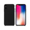 Husa 6.5" HELMET Helmet Case Liquid Silicone iPhone XS Max,  Black 