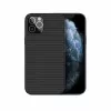 Husa 6.7" HELMET CASE TPU  IPHONE 12 PRO MAX NYLON SERIES,  BLACK 