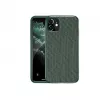 Husa 6.1" HELMET Helmet Case TPU iPhone 12/12 Pro Nylon Series,  Green 