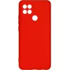 Husa 6.52" HELMET Helmet Case Liquid Silicone Oppo A15/15s,  Red 