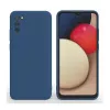Husa 6.5" HELMET CASE LIQUID SILICON SAMSUNG A02S,  BLUE 