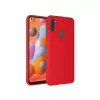 Чехол 6.4" HELMET CASE LIQUID SILICON SAMSUNG A11,  RED 