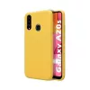 Чехол 6.5" HELMET CASE LIQUID SILICON SAMSUNG A20S,  YELLOW 
