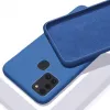 Чехол 6.5" HELMET Case Liquid Silicon Samsung A21S,  Blue 