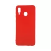 Husa 6.4” HELMET CASE LIQUID SILICON SAMSUNG A30,  RED 