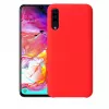 Husa 6.4" HELMET Helmet Case Liquid Silicon Samsung A30S,  Red 