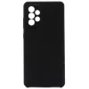 Husa 6.7" HELMET Helmet Case Liquid Silicone Samsung A72,  Black 