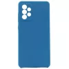 Husa 6.7" HELMET Helmet Case Liquid Silicone Samsung A72,  Blue 