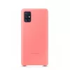 Husa 6.7" HELMET Helmet Case Liquid Silicone Samsung A72,  Pink Red 