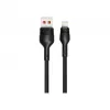 Cablu  OEM Lightning Cable XO,  Braided,  NB55,  Black 