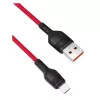 Cablu  XO Type-C Cable XO, Braided, NB55, Red 
