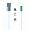 Cablu  OEM Magnetic cable Type-C to USB 1.0 m,  Silver,  Cablexpert,  CC-USB2-AMUCMM-1M-    https://cablexpert.com/item.aspx?id=9839 