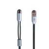 Кабель  OEM Lightning+Micro-USB Cable Remax,  Binary,  Black 