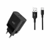 Зарядное устройство  XO Wall Charger XO + Micro-USB Cable,  1USB,  Q.C3.0 15W,  L63,  BlackInput   : 100-240V ~50/60Hz   Max0.6A  Output: 5.0V-2.0A  