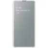 Husa 6.7'' Samsung Original Sam. Clear view cover Galaxy S10E,  White 