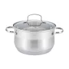 Cratita cu capac 6.5 l,  24 cm,  Inox  Maestro Mr-3512-24 