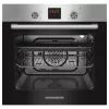 Встраиваемая  электрическая духовка 56 l,  Grill,  Timer,  7 moduri,  Curatare traditionala,  Negru,  Inox Heinner HBO-S567LDTGC-IX A