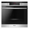 Встраиваемая  электрическая духовка 77  l,  Grill,  Timer electronic,  11  moduri,  Curatarea hidrolizei,  Negru,  Inox HANSA BOEIS694077 A