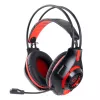 Gaming Headset Esperanza DEATHSTRIKE EGH420R, Red LED backlight, 1x mini jack 3.5mm + 1x USB 2.0, Drivers 40mm, Volume control, Cable length 2m, Weight 315g