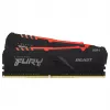 Модуль памяти DDR4 16GB (2x8GB) 3600MHz KINGSTON FURY Beast RGB (KF436C17BBAK2/16) CL17,  1.35V