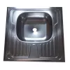 Chiuveta Incastrabila, Inox TechnoWorker INOX UKR 60x80 cm 0.4 mm (Dreapta) 