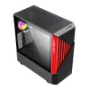 Carcasa fara PSU ATX GAMEMAX Contac COC Black/Red 