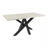 Masa Metal,  PAL melaminat,  Alb,  Negru DP  MB-21  180 x 90 x 75