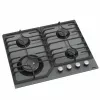 Plita incorporabila cu gaz 4 arzatoare,  Sticla calita,  Aprindere electrica,  Gri WOLSER WL- F 6402 GT IC Grey 