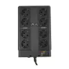 UPS PowerCom CUB-1000E 1000VA/550W Line Interactive, LCD, AVR, USB-B, RJ45/RJ11, 8*Schuko