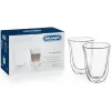 Набор стаканов 2 buc,  220 ml,  Sticla Delonghi 220ml 