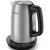 Электрочайник 1.7 l,  2200 W,  Inox,  Plastic,  Iluminare,  360° swivel base PHILIPS HD9359/90 